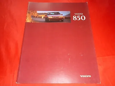 Volvo 850 Sedan Combo 2.0i 2.5i 20V T-5 Brochure Brochure Brochure From 1996 • $10.63