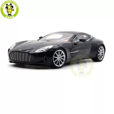 1/18 AUTOart 70241 ASTON MARTIN ONE 77 Black Pearl Diecast Model Car Gifts • $254.92