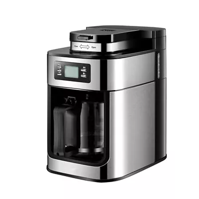 1.2L Electric Coffee Maker Automatic Grinding Machine Espresso Cappuccino Maker • $156.99