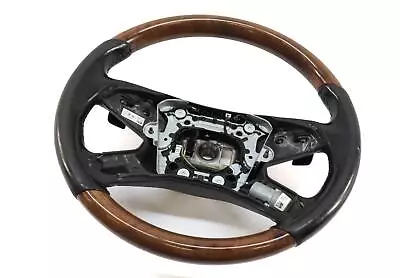 2010-2013 MERCEDES E350 E400 E550 (W212) STEERING WHEEL W/ WOOD TRIM (WALNUT) • $198.99