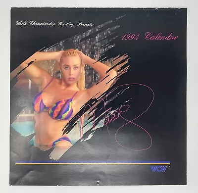 VERY RARE 1994 WCW Wrestling Diva MISSY HYATT Full Color Calendar Good Condition • $70