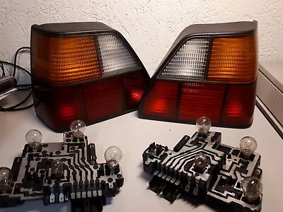 VW Golf MK 2 EU Tail Lights With Lamp Carrier. Taillights With Bulb Holder • $21.64