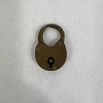 Vintage Brass Mini Padlock • $10