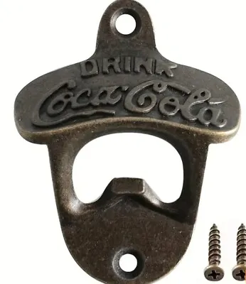 Vintage Drink Coca-Cola Coke Wall Mount Bottle Opener • $8.99