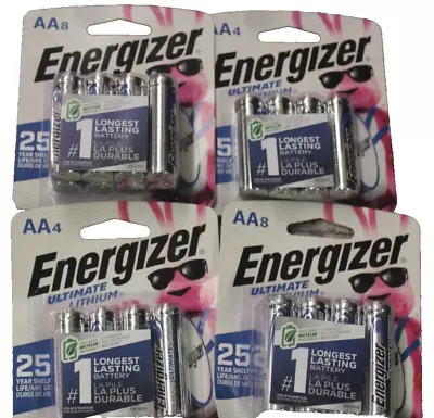 Energizer L91 AA Ultimate Lithium Batteries 24 Pack FRESH FREE SHIPPING! • $45.99