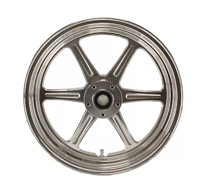 Ultima Revolver Polished CNC 18 X 3.5  Dual Disc Front Wheel For Harley/Custom • $422.74