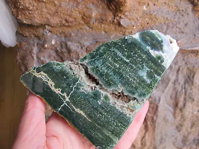 Ocean Jasper Crystal Orbicular Natural Healing Piece Chunk Semi Polished 525g • £42.50