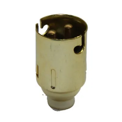 £3.20 • Buy Brass Lamp Holder B22 (BC Bulb Holder)
