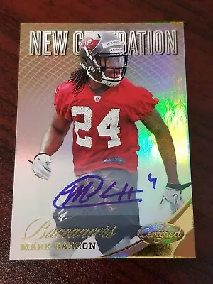 2012 Certified Mirror Gold Auto #287 Mark Barron Alabama Bucs Rookie #'d 8/25 • $15.19