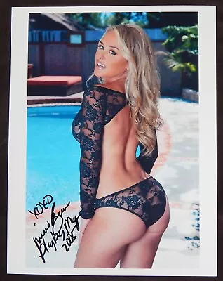 Michelle Baena Playboy Model SIGNED COLOR 8x10 PHOTO • $10