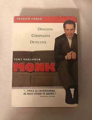 Monk - Season 3 (DVD 2005 4-Disc Set) Brand New Factory Sealed • $9.99