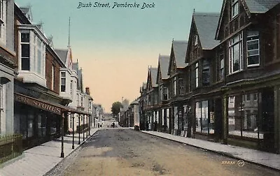 £2.50 • Buy PEMBROKE DOCK Bush Street Shops PPC # 59835 By Valentines Unused