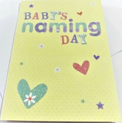 Naming Day Christening Greetings Card......Baby's Naming Day • £1.99