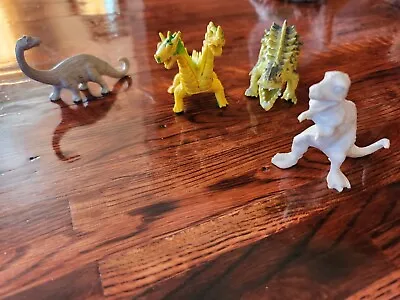 Vintage Dinosaur Toy Lot Small Prehistoric Figures T Rex  Two Heads Mythical  • $10.99