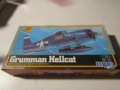 MPC Grumman Hellcat  Model Airplane Kit 1/72 1-4004  Free Shipping • $12.99