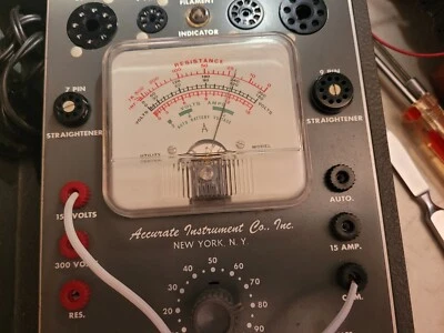 $29.99 • Buy Vintage Accurate Instrument Utility Tester 161 & Manual      1960