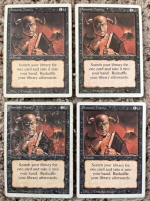 $114.99 • Buy MTG- Demonic Tutor X4 - Revised