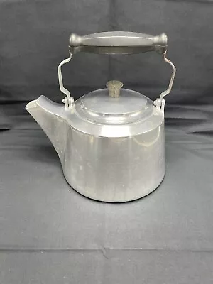 Vintage Miracle Maid Cookware G2 Cast Aluminum Teapot Tea Kettle Nice Kettle • $44.99