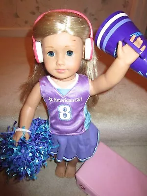 American Girl 18  Doll Blonde Hair Blue Eyes With Outift • $37.99