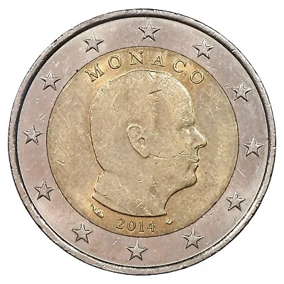 Monaco 2 Euros 2014 - Prince-Albert II - Coin Monegasque • $14.26