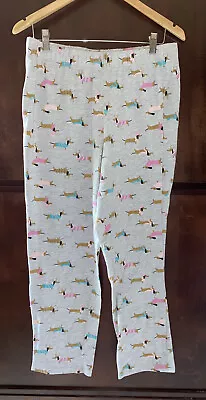 Womens Sleep Chic Pajama Lounge PJ Pants Womens Size Large EUC Dachshunds • $19