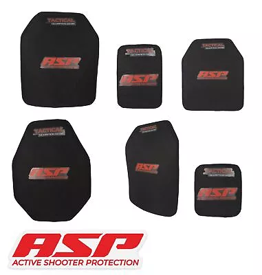 Tactical Scorpion ASP Active Shooter Protection Body Armor Plates Level RF2 • $247.50