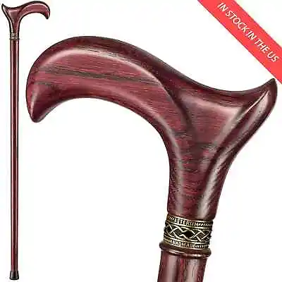 Walking Cane For Men And Women Ergonomic Wooden Walking Canes Stylish Oak Wood • $84.50