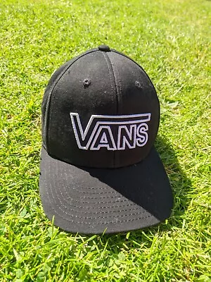 Vans Men's Black Cap Hat Excellent • £14.99