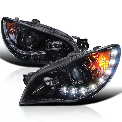 06-07 Impreza Wrx Glossy Black Led Projector Headlights • $196.99