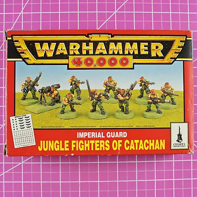 Warhammer 40K Imperial Guard Jungle Fighters Of Catachan Metal - OOP - Citadel • $144.95