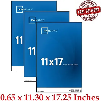 11x17 Front Loading Picture Frame Set Of 3 • $10.99