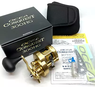 $345.99 • Buy Shimano 15 OCEA CONQUEST 300HG Right Baitcasting Reel W/Box  Excellent++++ 【DHL】