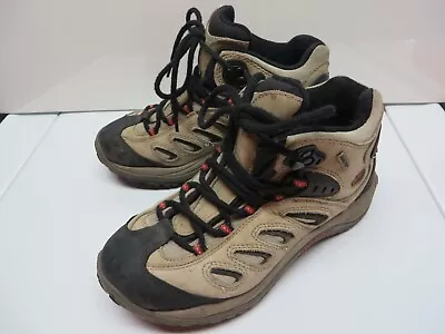 Women's MERRELL Reflex Mid Gore-Tex Hiking Shoes Boots Taupe US Size 7  • $30