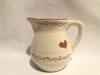 Ruth Price-Pennsylvania Dutch Motto Ware Pottery-2.75”Individual Creamer #119 • $11.99
