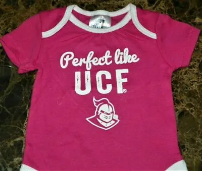  NEW  Central Florida UCF Knights NCAA ~ JERSEY INFANT CREEPER BODYSUIT ~ NB 3M • $5.95