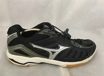 Mizuno Women's Wave Rally 4 Volleyball Sports Shoes - US 10 Black Silver Gray • $16.89