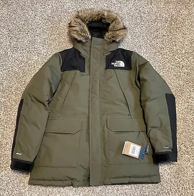 North Face McMurdo Parka Taupe Green Mens Large 600 Fill • $335