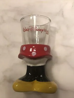 Walt Disney World Minnie Mouse Skirt Legs Shoes Ceramic Base Shot Glass ~4 1/2” • $9.50