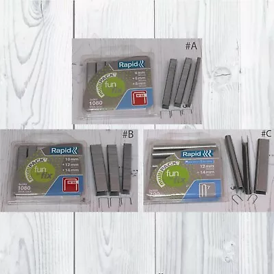 £6.60 • Buy Rapid Replacement Staples For Hand Held Traditional Stapler Gun & Cable Tacker