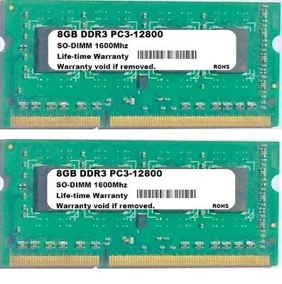 16GB KIT 2X 8GB PC3-12800 APPLE MacBook Pro APPLE IMac APPLE Mac Mini MEMORY RAM • $24.39
