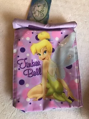 Disney Tinkerbell Insulated Lunch Bag Lunchbox Kit Tinker Bell Purple New • $6.99