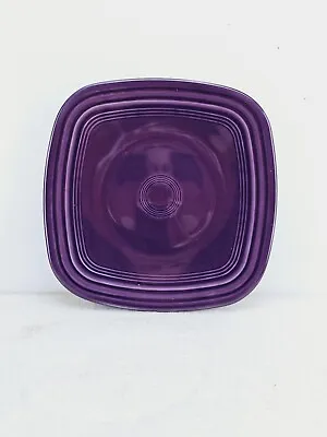 LUNCHEON PLATE  Square  Mulberry Purple FIESTA 9  NEW • $23.99
