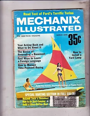 Mechanix Illustrated  Magazine-----march 1970 • $9.99