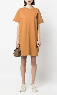 £45 • Buy Acne Studios T Shirt Dress Burnt Orange Size L