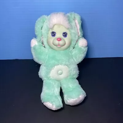 Matel Magic Nursery Pet Plush Bunny Mint Green Rabbit Vintage 1990 Toy Lovey 10  • $19.99