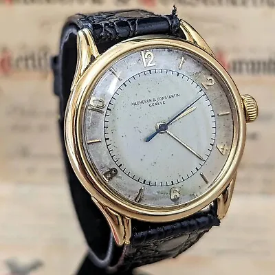 VACHERON & CONSTANTIN Geneve Wristwatch 18K GOLD Ref 4466 477/1 Bumper Automatic • $10600