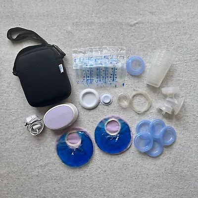 $60 • Buy New Mum Essentials Breast Pump Breast Pad Storage Bags Cups Insulated Bottle Bag