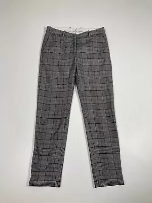 GANT WOOL BLEND Trousers - Size UK8 W26 L28 - Check - Great Condition - Women’s • £24.99