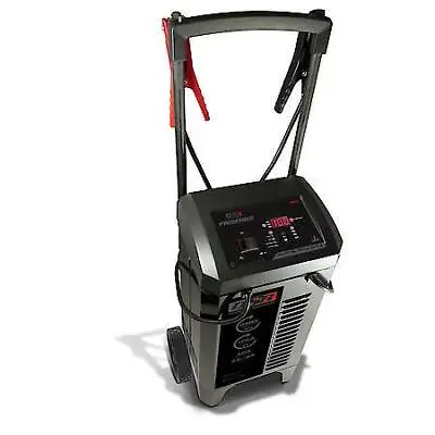 Heavy Duty 6 Volt 12V Wheeled 250 Amp Automatic Car Battery Charger Jump Starter • $269.90