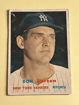 1957 Topps #175 Don Larsen New York Yankees P391 • $6.50